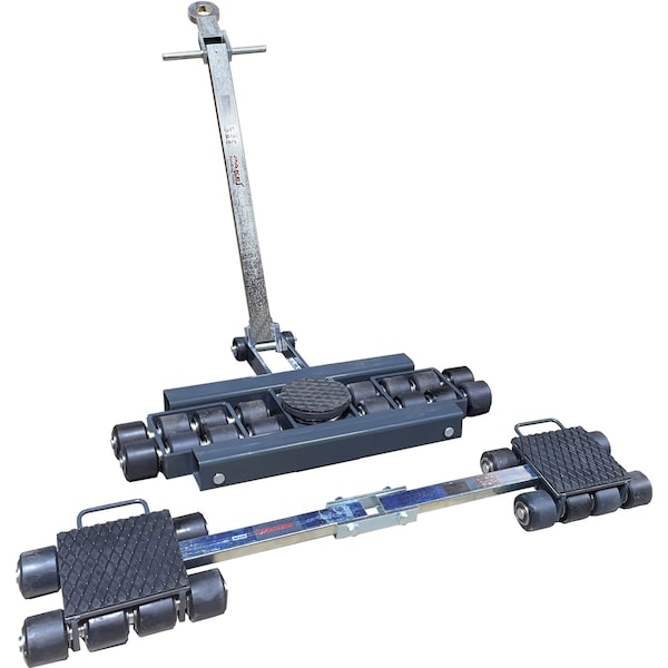Pake Handling Tools Steerable Skates Kits, Machinery Moving Dolly, 52,800 lb. Cap PAKSS02 - main